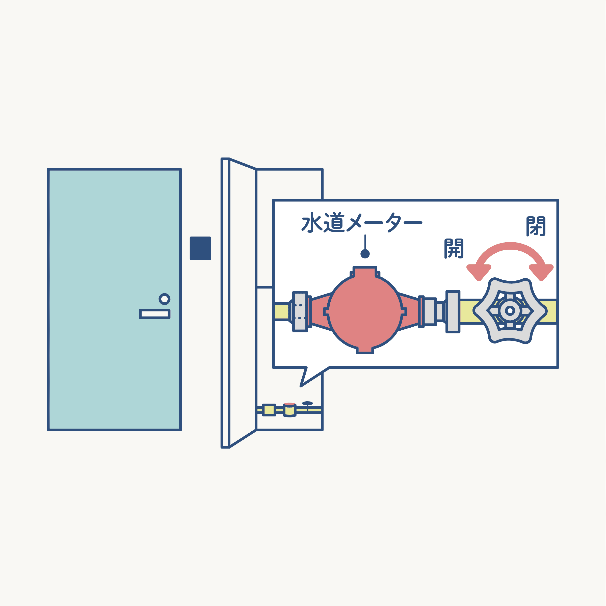 水が出ない