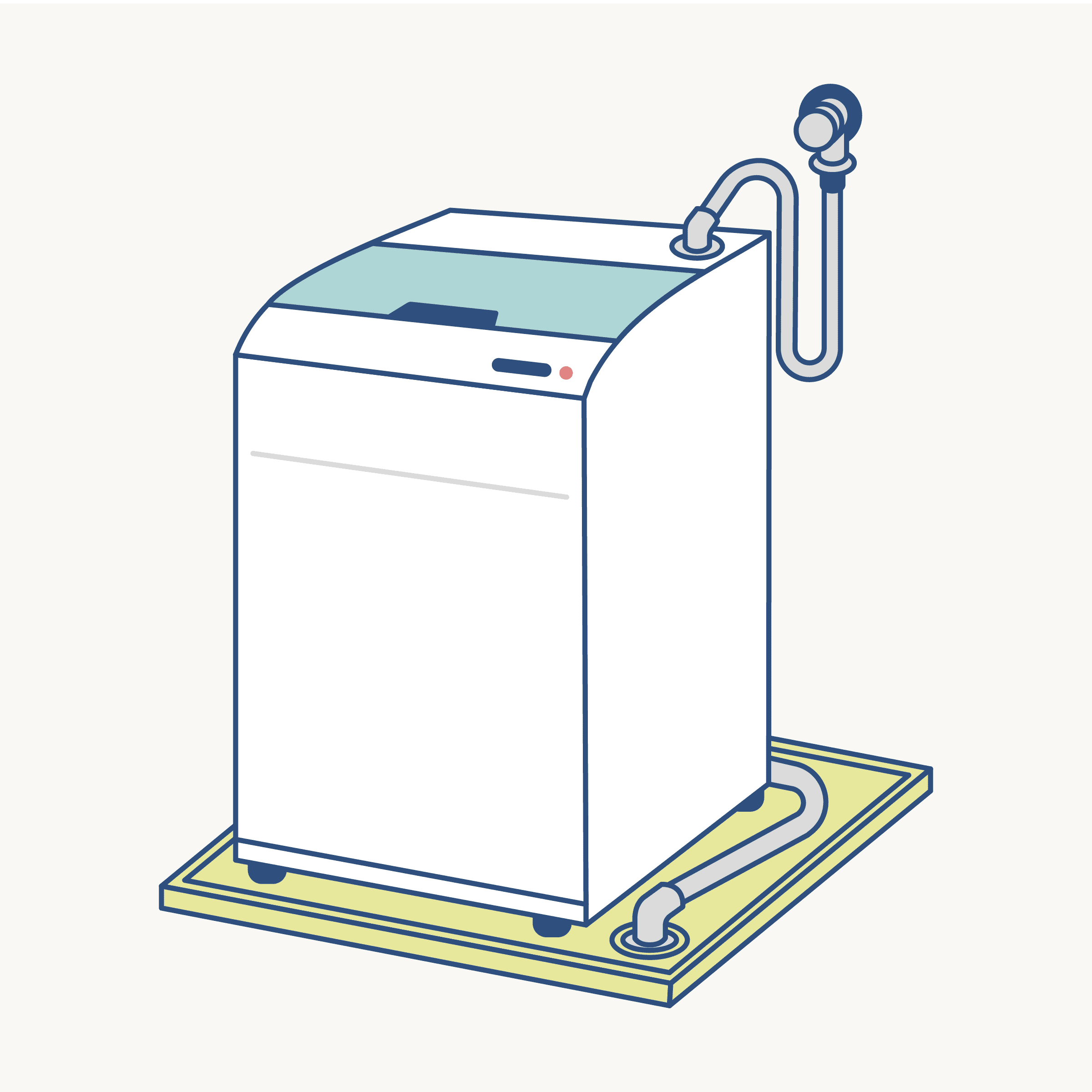 洗濯機の給排水について