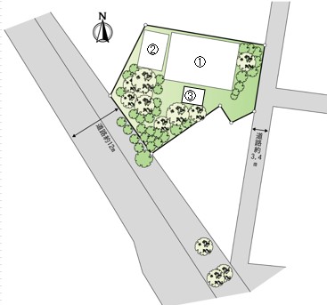 平塚市長持古家付き土地