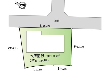 相模原市緑区久保沢2丁目古家付き土地
