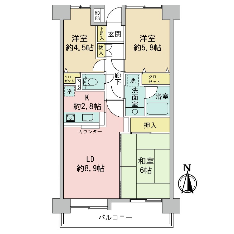 池上パークホームズ（4階部分）