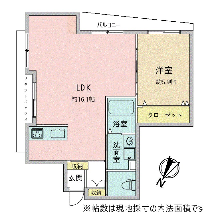 コートハウス本蓮沼（4階部分） 